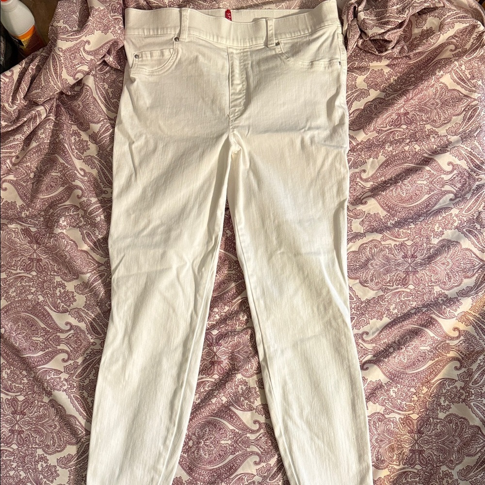 NWOTS SPANX Classic White Trousers - Picture 1 of 2